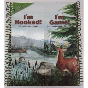 Cookbook I'm Hooked! - I'm Game! 2 books in ! ©2007 CQ Products, Iowa